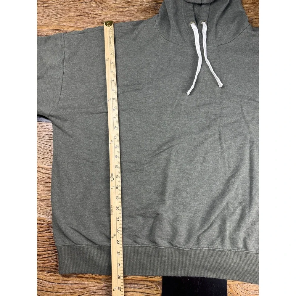 Buffalo David Bitton Hoodie 2X‎ Olive Green Pullover Sweatshirt Casual Mens